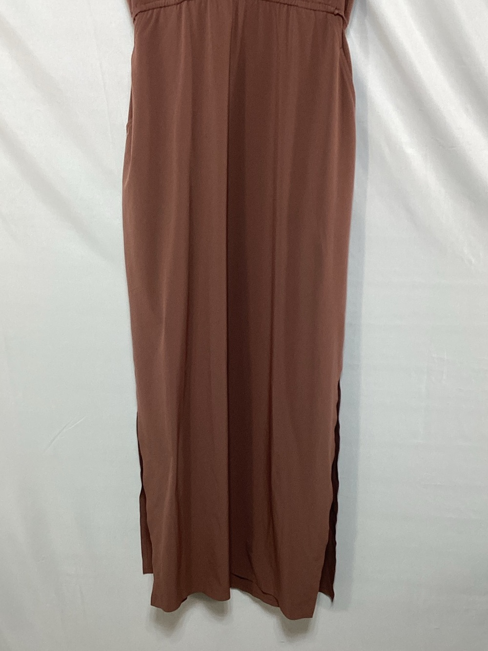 Athleta MT Sleeveless V-Neck Maxi Dress — Warm Brown - Picture 3 of 12